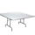 Mesa Banquetera imperial cuadrada de 1.50×1.50 mts fibra de vidrio uso rudo
