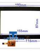 Pantalla tactil para tablet 7 pulgadas 12 Pines Skytex Pb70tq8034-g4 189.5mmx116.5mm